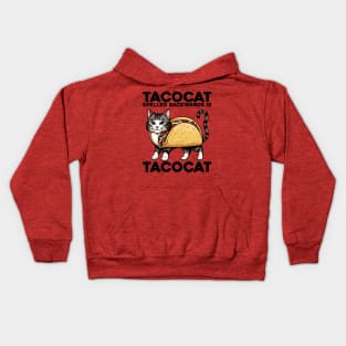 Tacocat Spelled Backwards Is Tacocat Kids Hoodie